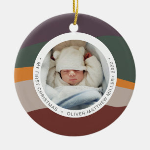 Décoration En Céramique Bloc de couleur moderne Ma première couleur de Noë