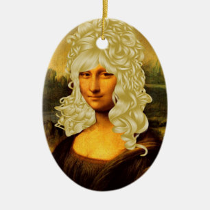 Décoration En Céramique Blonde Mona Lisa