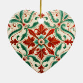 Décoration En Céramique Blossom rouge méditerranéen (Dos)