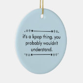 Décoration En Céramique Blue Cute Ado Aesthetic Kpop (Droite)