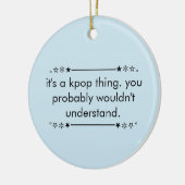 Décoration En Céramique Blue Cute Ado Aesthetic Kpop (Gauche)