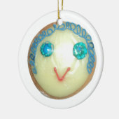 Décoration En Céramique Blue Hair Emoji Art Imprimer/Graphique (Gauche)