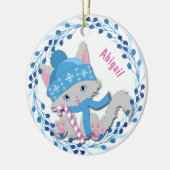 Décoration En Céramique Blue Kitten Wreath Kids (Gauche)