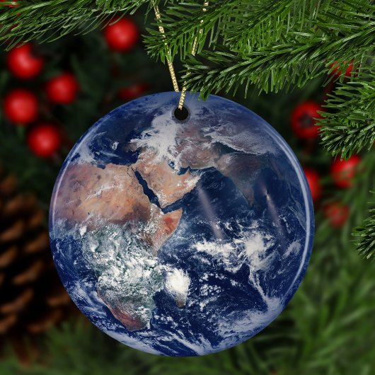 Décoration En Céramique Blue Marble Earth, 2014 Photo satellite