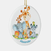 Décoration En Céramique Blue Watercolor Cute (Droite)