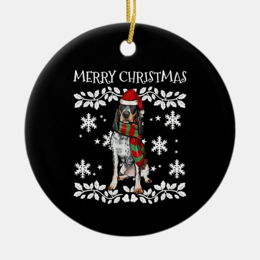 Décoration En Céramique Bluetick Coonhound (Devant)