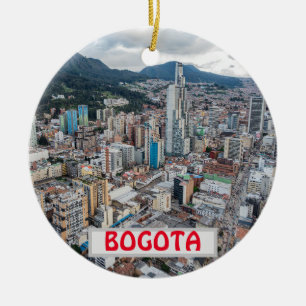 Décoration En Céramique Bogota Colombie : L'ornement de Noël panoramique