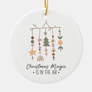 Décoration En Céramique Boho Christmas Magic Festive Fête de Fête Photo