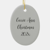 Décoration En Céramique Boho Wolf personnalisable (Dos)