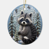 Décoration En Céramique Bois animal de Noël 3D (Gauche)