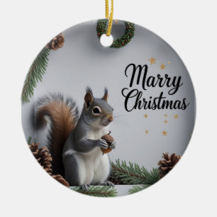 Décoration En Céramique Bois Animaux Noël Cercle en céramique