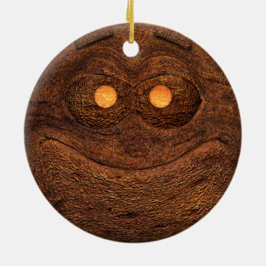 Décoration En Céramique Bois Brown (Dos)