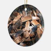 Décoration En Céramique bois de chauffage (Gauche)