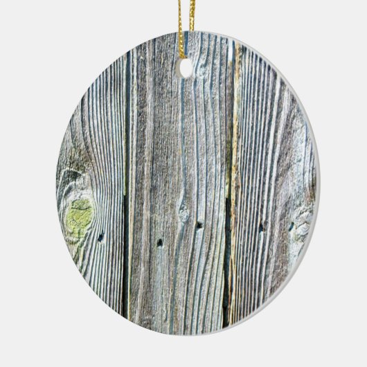 Décoration En Céramique Bois de grange rustique (Gauche)