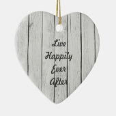 Décoration En Céramique Bois rustique blanc chic (Droite)