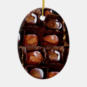 Décoration En Céramique Boîte de chocolats, bonbons au chocolat à