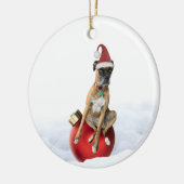 Décoration En Céramique Boîtier ornemental circulaire (Gauche)