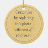 Décoration En Céramique Bold Class of 2027 Photo Graduation (Dos)