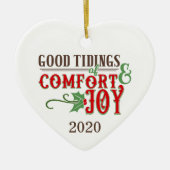 Décoration En Céramique Bon Confort et joie 2020 (Devant)