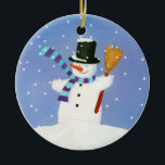 Décoration En Céramique Bon Snowman<br><div class="desc">Bon Snowman</div>