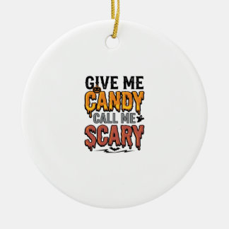 Décoration En Céramique Bonbons d'Halloween Donnez-moi des bonbons Appelez