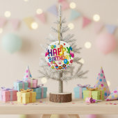 Décoration En Céramique Bonbons et ballons d'anniversaire heureux