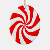 Décoration En Céramique Bonbons rouges et blancs (Droite)