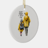 Décoration En Céramique Bond père et fille (Droite)