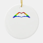 Décoration En Céramique Bone Hands Heart Classic (Devant)