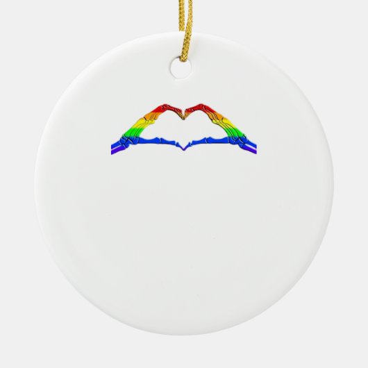 Décoration En Céramique Bone Hands Heart Classic (Devant)