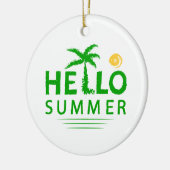 Décoration En Céramique Bonjour été (Gauche)