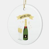 Décoration En Céramique Bonne année (Gauche)