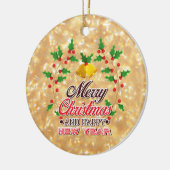 Décoration En Céramique Bonne année (Gauche)