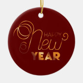Décoration En Céramique Bonne année (Devant)