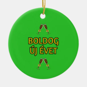 Décoration En Céramique Bonne année de l'ornement hongrois
