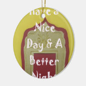 Décoration En Céramique Bonne journée et une meilleure nuit d'art encadré  (Gauche)