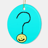 Décoration En Céramique Bonne question souriante Mark Emoji, Art pour enfa (Gauche)
