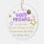 Décoration En Céramique Bons amis (Gauche)