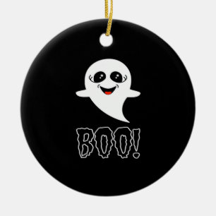 Décoration En Céramique Boo ! Petite Halloween Par Lucas