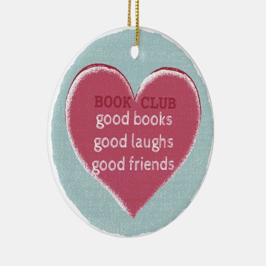 Décoration En Céramique Book Club Groupe Friendship Heart (Droite)