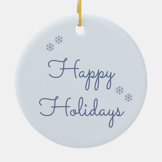 Décoration En Céramique Book Club Noël personnalisé (Dos)