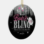 Décoration En Céramique Boots 'n Bling Disco Bachelorette ID925 (Droite)