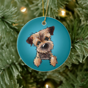Décoration En Céramique Bordure KiniArt Ornament en céramique Terrier