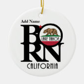 Décoration En Céramique BORN Lake Tahoe Californie (Devant)