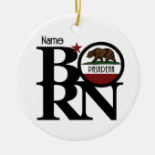 Décoration En Céramique BORN Pasadena California (Devant)