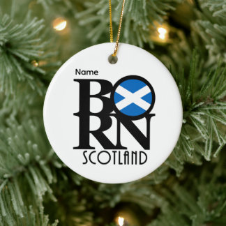 Décoration En Céramique BORN Scotland Customizable