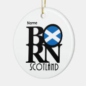 Décoration En Céramique BORN Scotland Customizable (Gauche)