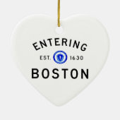 Décoration En Céramique Boston entrant (Dos)