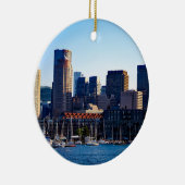 Décoration En Céramique Boston Massachusetts Noël Keepsaké Souvenir (Droite)