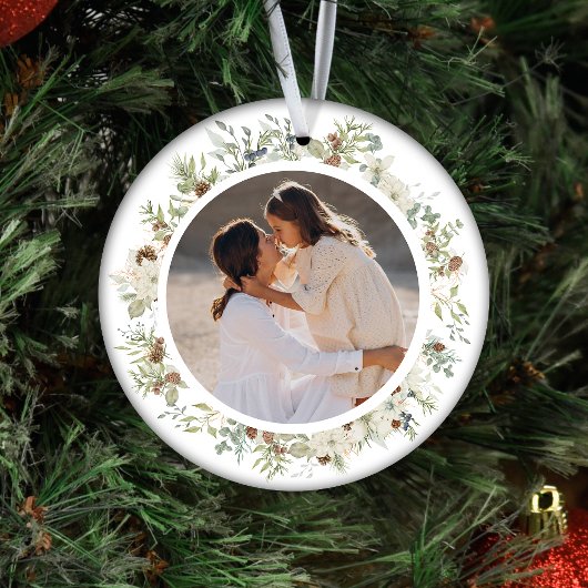 Décoration En Céramique Botanique Eucalyptus Verdure Noël personnalisé